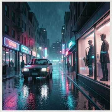 雨后转弯灯