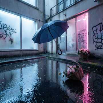 雨等光来