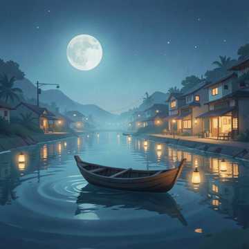 船尾摇黄昏