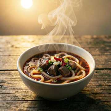 牛肉面一碗端