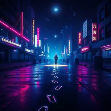 街灯追不上脚步