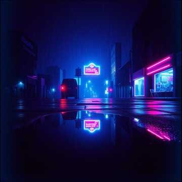 霓虹未眠人