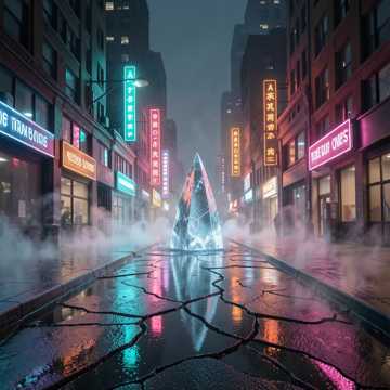 柏油路在融化