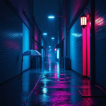 雨水未眠的台阶