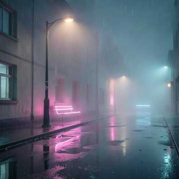 霓虹长凳