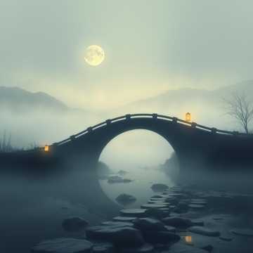 晚风渡青石