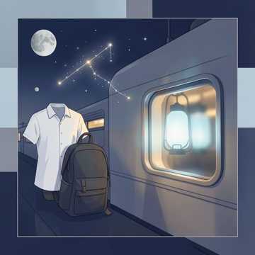 白衬衫的星图