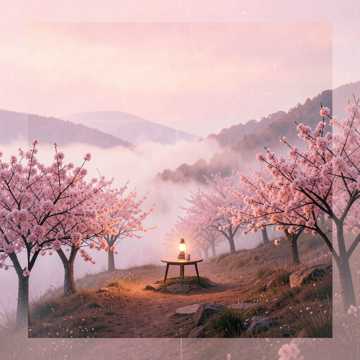 桃花漫山