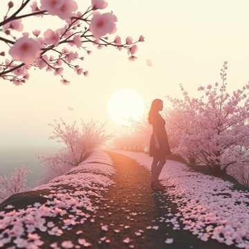 花开影不成双