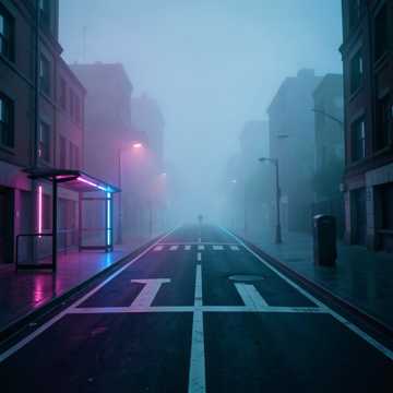 霓虹失焦