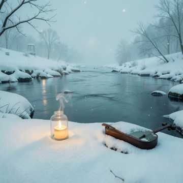 雪落下来，世界就安静了