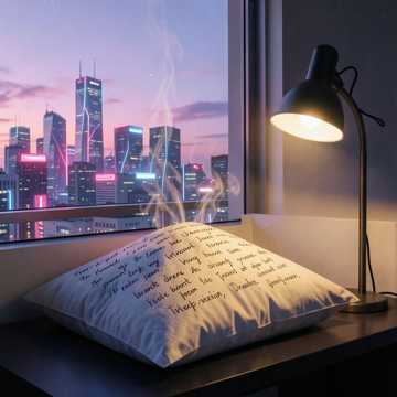 霓灯枕着未眠人