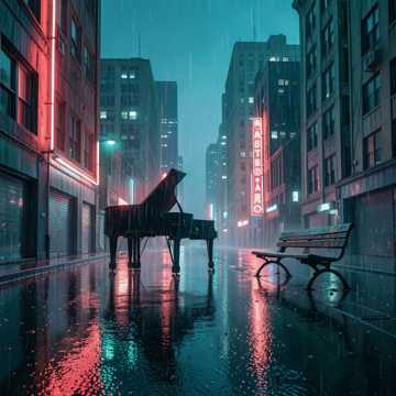 琴键没雨声