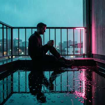 空杯沿雨