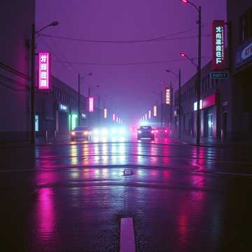 霓虹残像