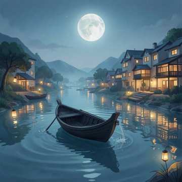 船尾摇黄昏