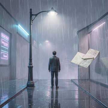 雨湿的旧信