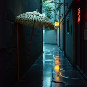在摇