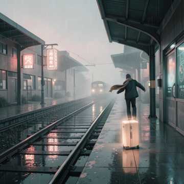 车站月台
