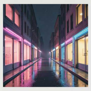 霓虹未眠人