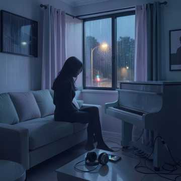 雨滴敲着空调外机-版本2