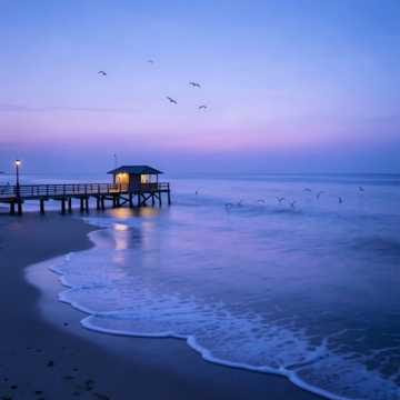 Blue Hour Shore