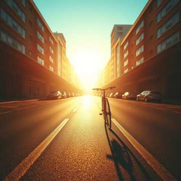烈日焊在柏油路