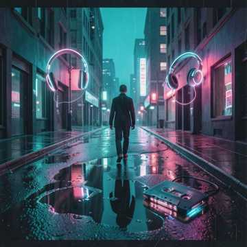 摇晃的霓虹