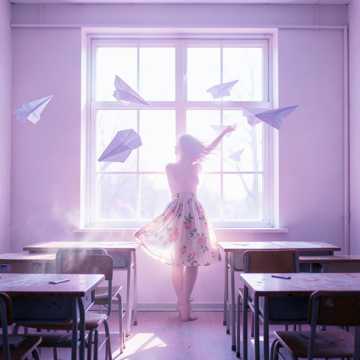 纸飞机的雨季