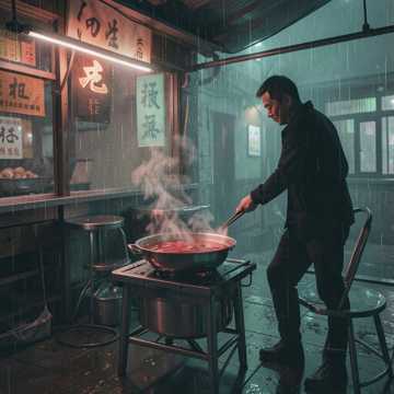 辣锅底下