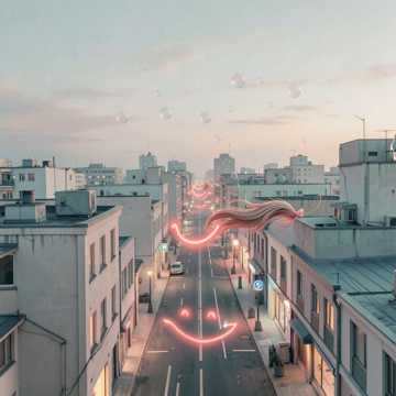 笑声染红天空