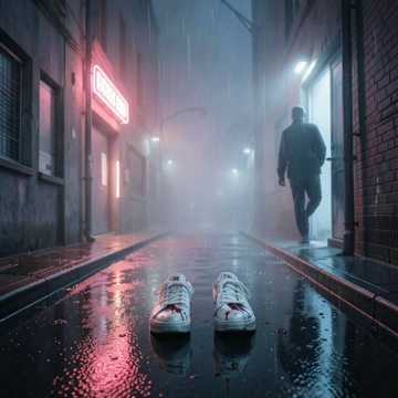 白球鞋沾了红酒渍