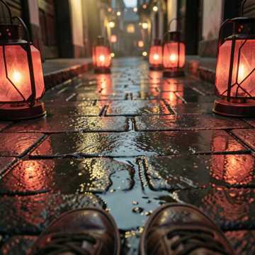 阆中冒油夜走起