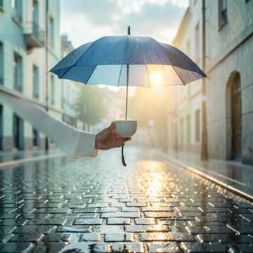 雨后站台