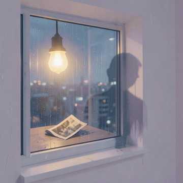 影子打湿了枕头