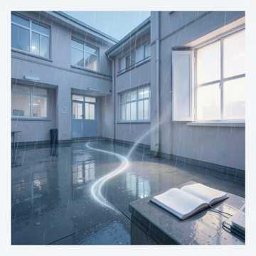 粉笔灰雨季