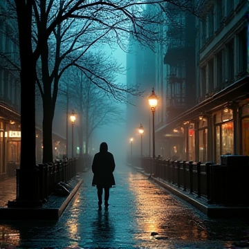 雨湿旧报摊