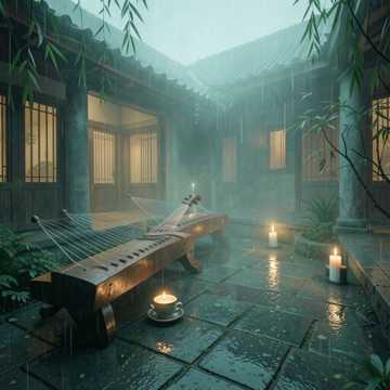 窗前雨信