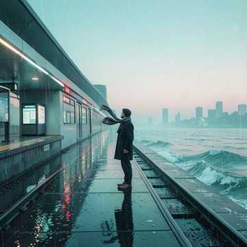 隔着一片海等你