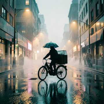 风雨送餐路