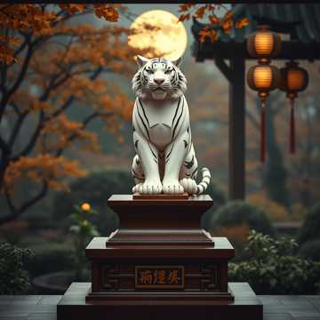 白虎啸秋庭