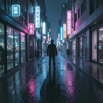 霓虹熄了
