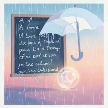 雨季藏伞