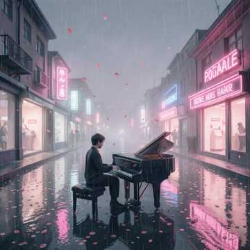樱花钢琴雨
