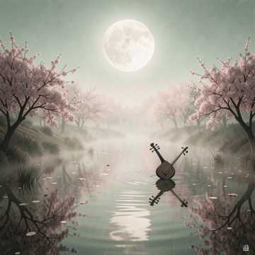 流水无心恋落花