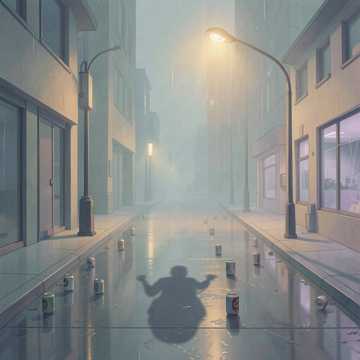 人影与空酒瓶-版本2