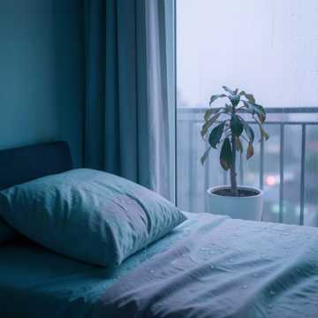 雨声漫过枕头