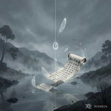 绢本上未干的泪光