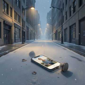 路灯影子