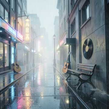 北方城市的雨